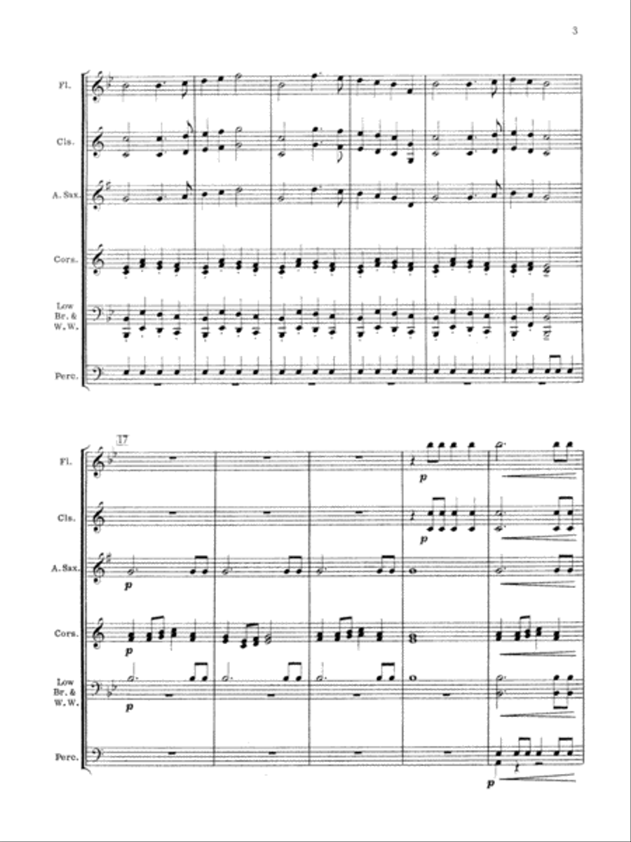 Royal March: Score Royal March: Score Concert Band scores gallery preview page 3