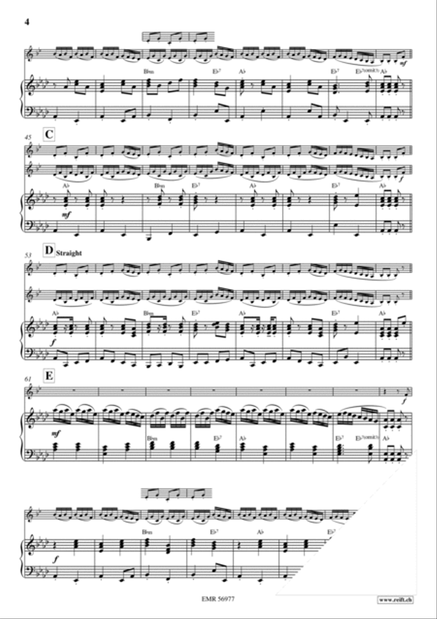 Western Medley Bass Clarinet scores gallery preview page 5