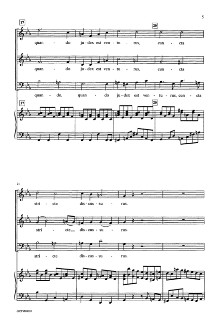 Dies Irae Choir scores gallery preview page 4