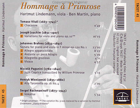 Volume 3: Lindemann Series: Hommage