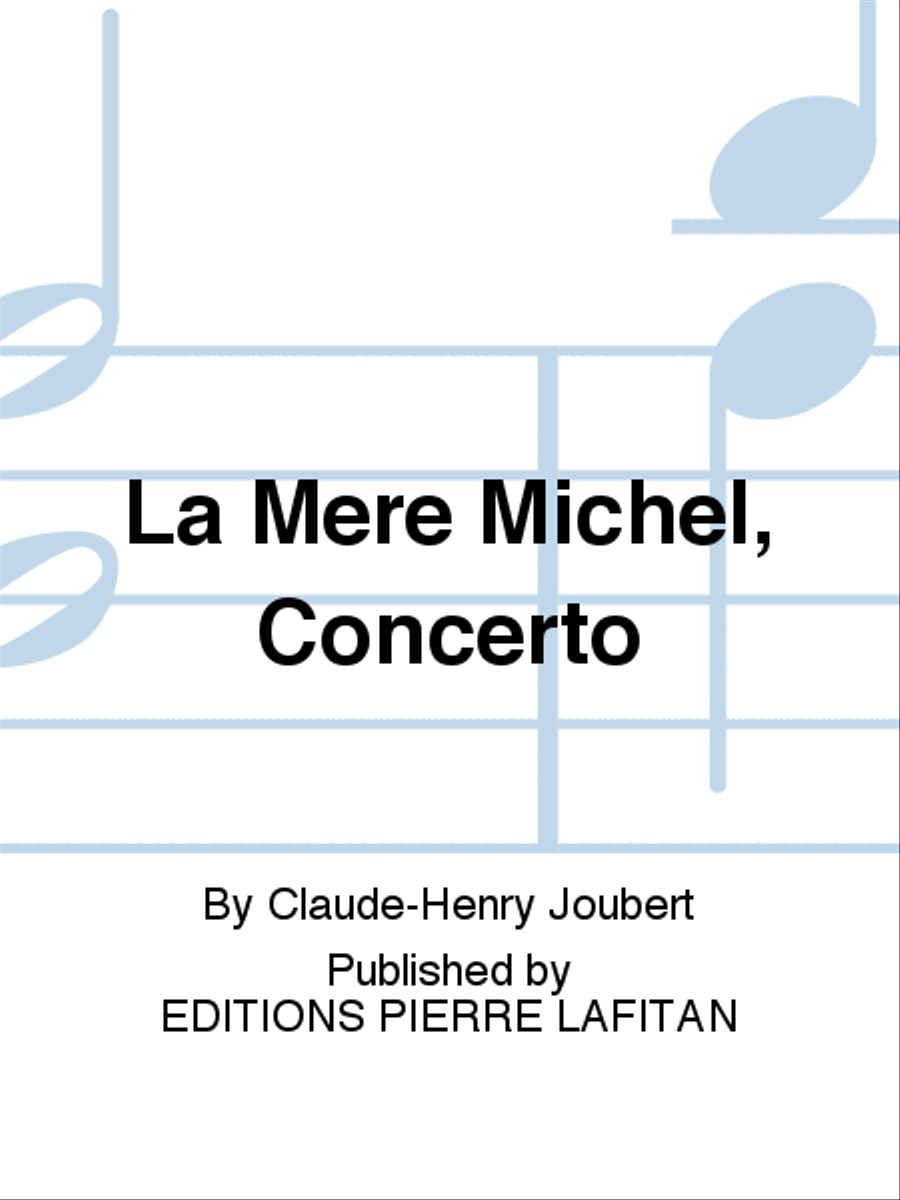 La Mere Michel, Concerto Violin Solo scores gallery preview page 1