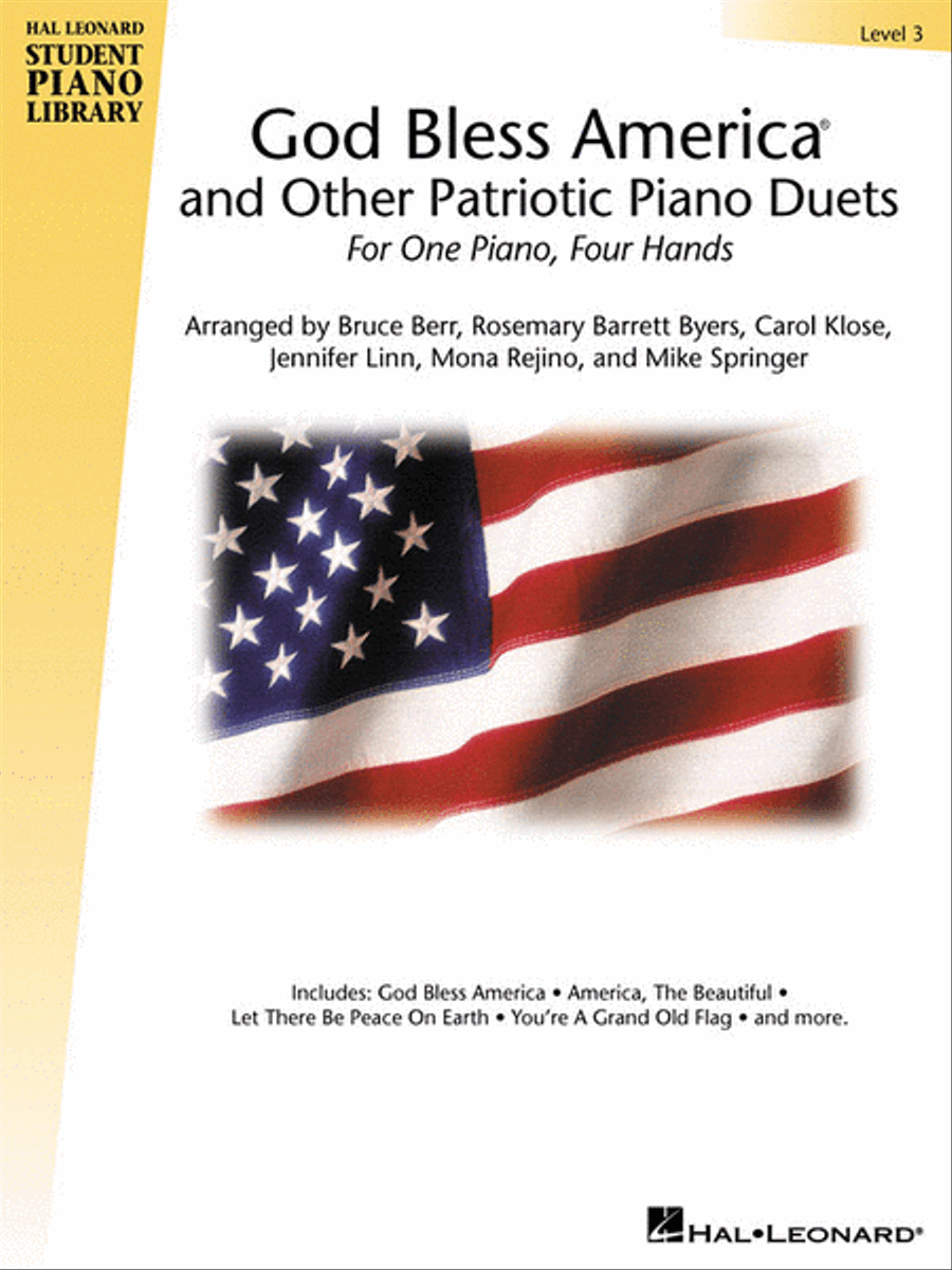 God Bless America and Other Patriotic Piano Duets - Level 3