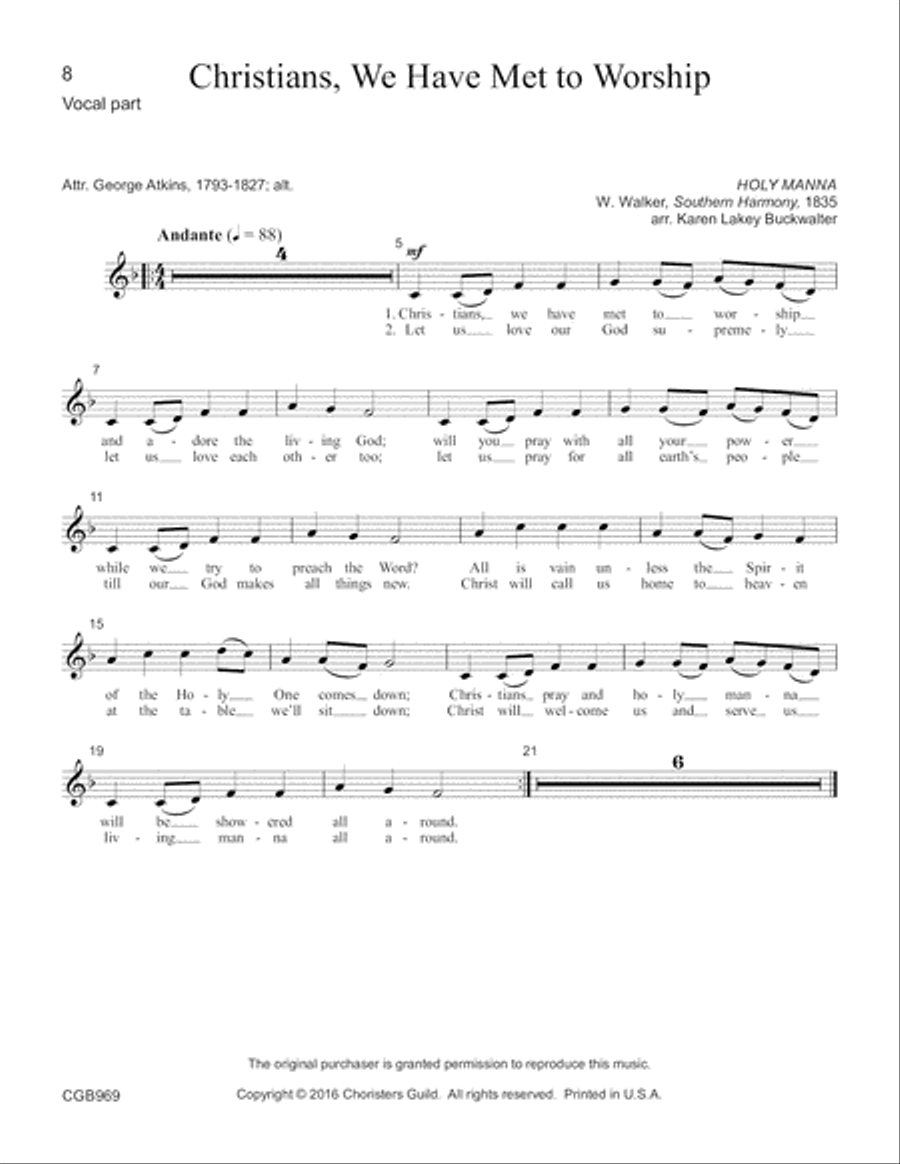 Ring and Sing the Seasons Handbell Choir scores gallery preview page 8