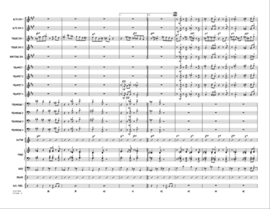 Sir Duke (arr. Michael Philip Mossman) - Conductor Score (Full Score) Jazz Ensemble scores gallery preview page 6