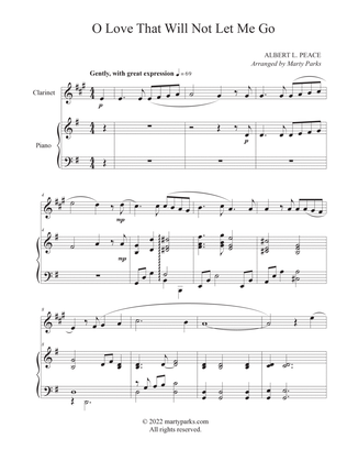 O Love That Will Not Let Me Go (Clarinet-Piano)