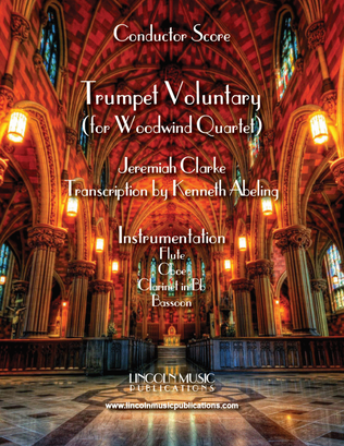 Book cover for Trumpet Voluntary (for Woodwind Quartet)