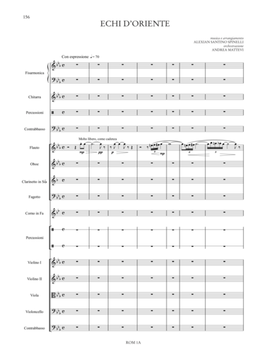 Romanó Drom (Romany Caravan) for Accordion, Voice and Orchestra Orchestra scores gallery preview page 54