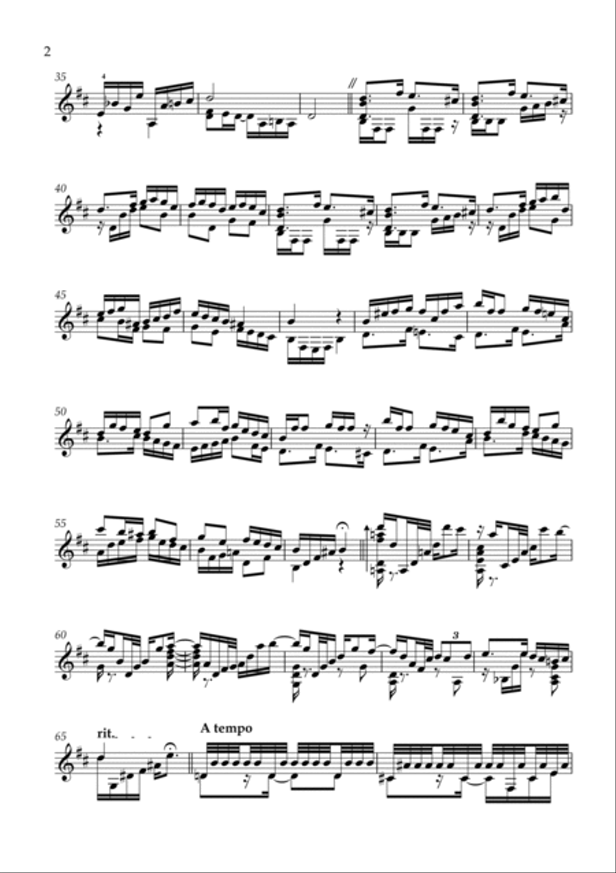 Cinco preludios Guitar Solo scores gallery preview page 3