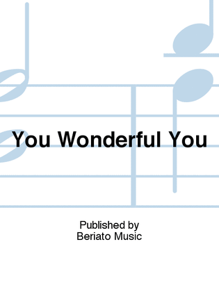 Book cover for You Wonderful You