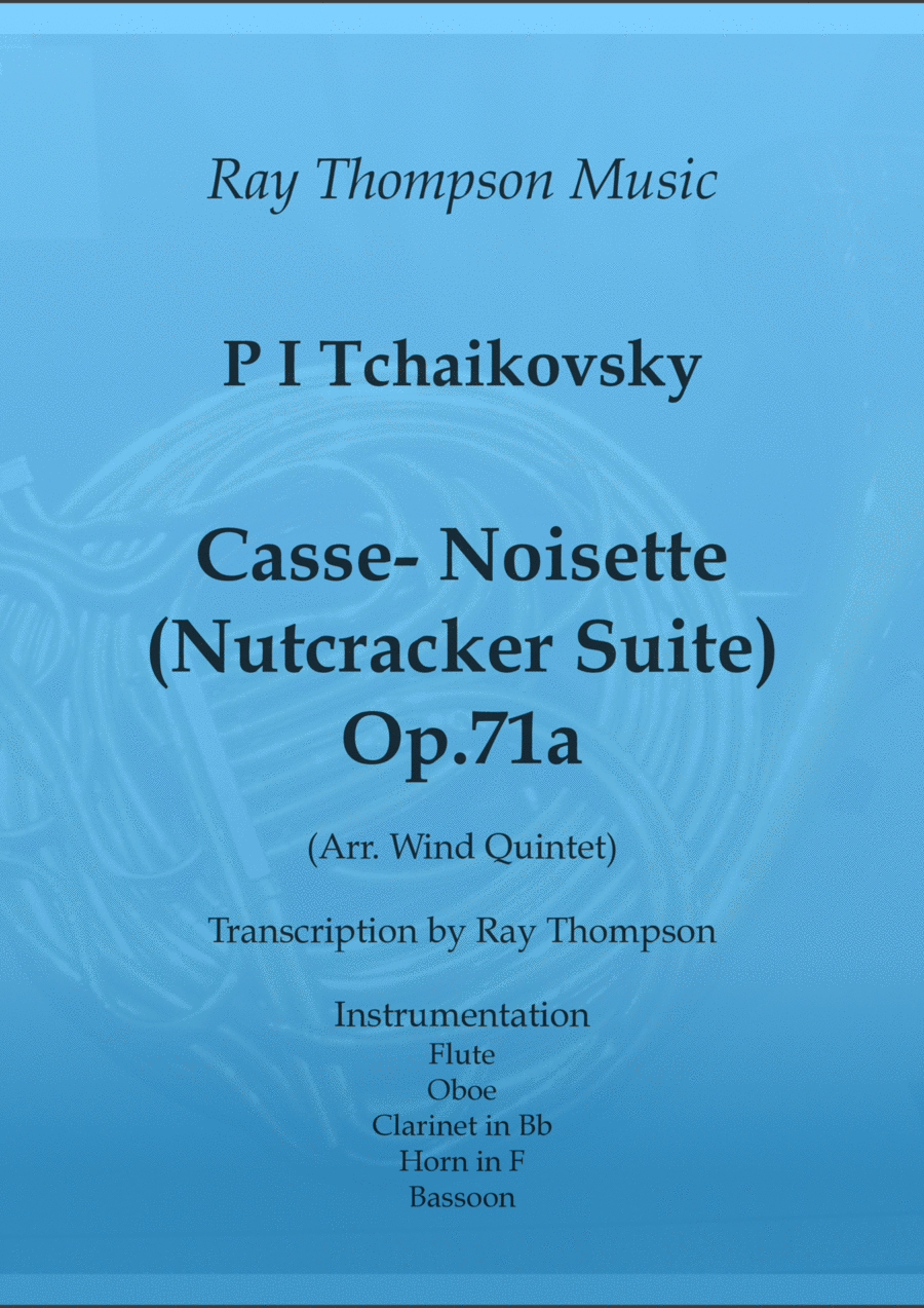 Tchaikovsky: Casse-Noisette: Nutcracker Suite (Complete) (Score and Parts) - wind quintet Woodwind Quintet scores gallery preview page 1
