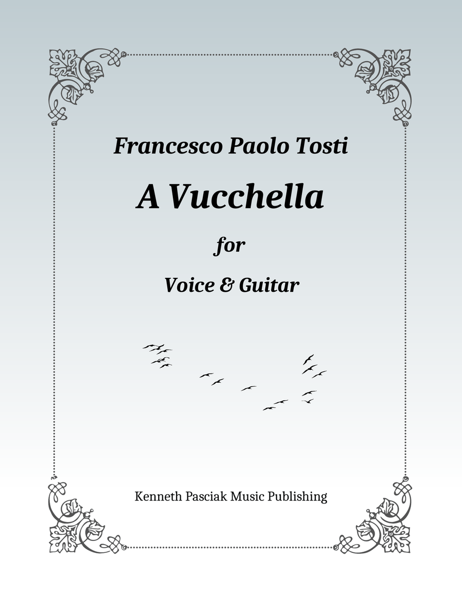 A Vucchella (for Voice and Guitar) Chamber Music scores gallery preview page 1