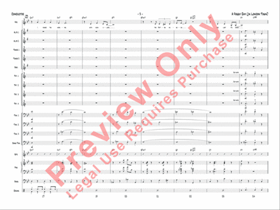A Foggy Day (in London Town) Jazz Ensemble scores gallery preview page 4