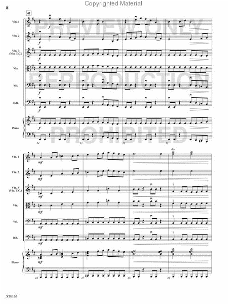 Spartacus String Orchestra scores gallery preview page 7