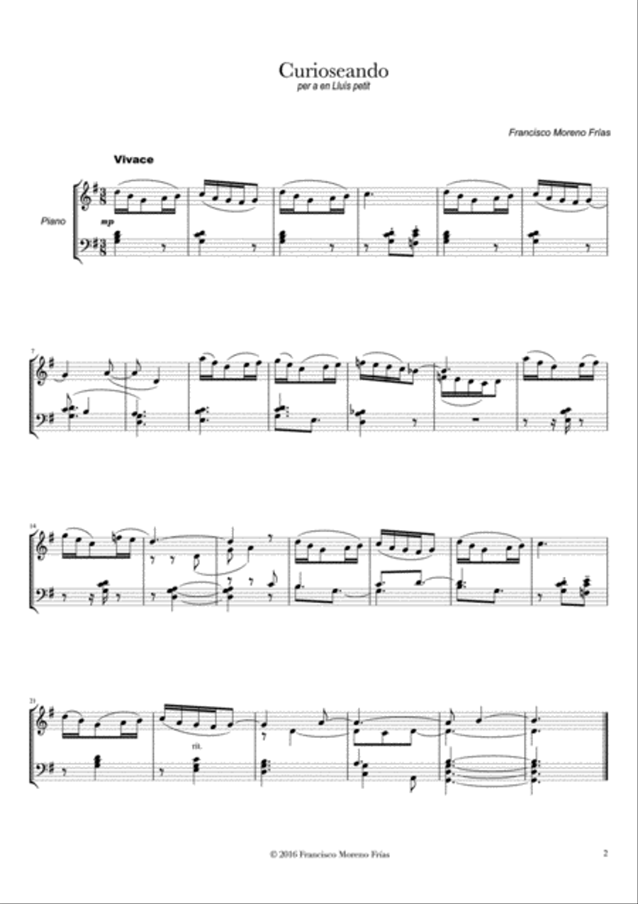 Curioseando Curioseando Piano Solo scores gallery preview page 2