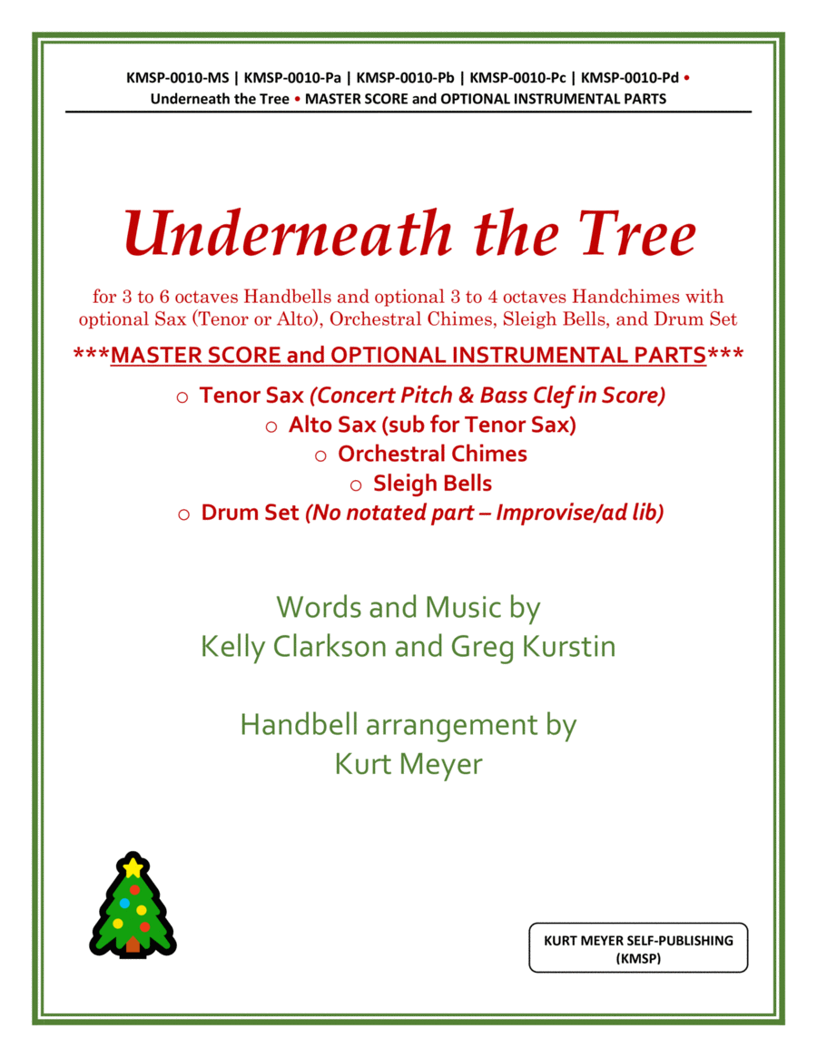 Underneath The Tree Handbell Choir scores gallery preview page 1