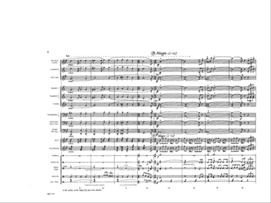 The Navy Hymn Marching Band scores gallery preview page 3