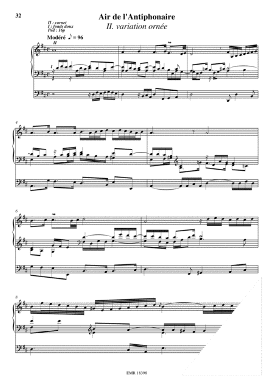 18 Preludes sur des airs anciens Organ scores gallery preview page 19