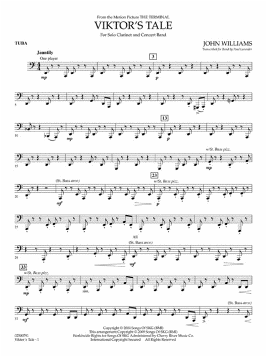 Viktor's Tale (from “The Terminal”) Concert Band scores gallery preview page 7