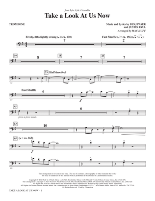 Take A Look At Us Now (from Lyle, Lyle, Crocodile) (arr. Mac Huff) - Trombone