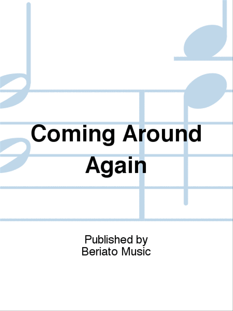 Coming Around Again Piano, Vocal, Guitar scores gallery preview page 1