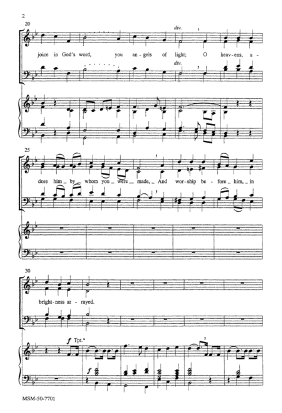 Sing Praise to the Lord 4-Part scores gallery preview page 3