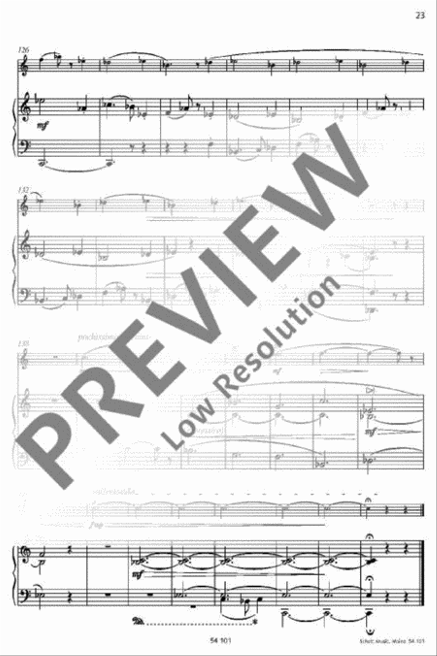 Capriccio notturno Flute scores gallery preview page 20