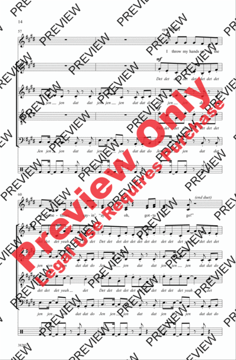Dynamite 4-Part scores gallery preview page 14