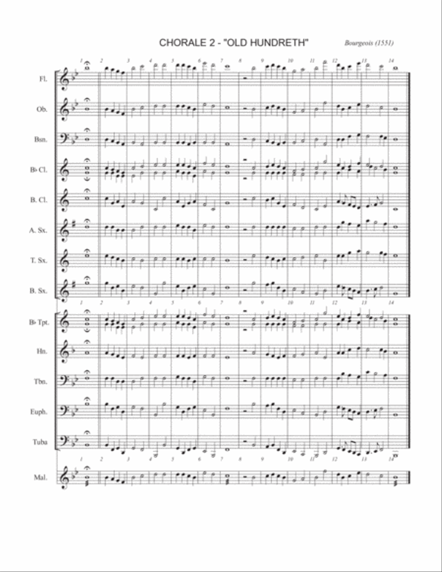 Six Chorales for Band Six Chorales for Band Concert Band scores gallery preview page 6