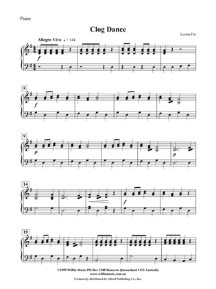 Clog Dance: Piano Accompaniment