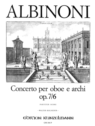Concerto for oboe Op. 7/6
