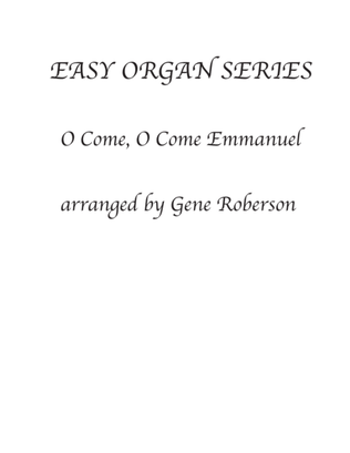 O Come, O Come Emmanuel EASY Organ Series