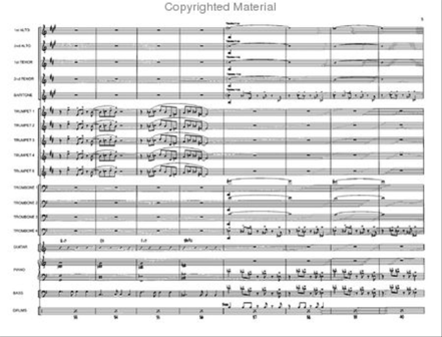 Northern Encounter Jazz Ensemble scores gallery preview page 6