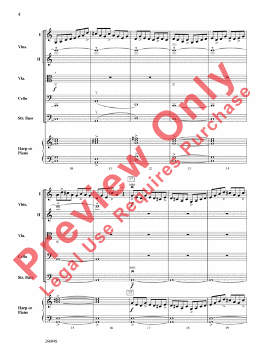 Creaking Tree String Orchestra scores gallery preview page 5
