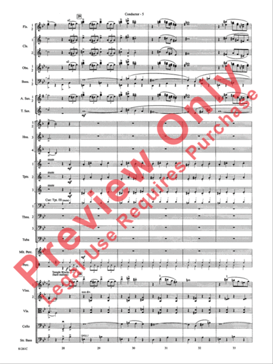 Sleigh Ride Full Orchestra scores gallery preview page 8