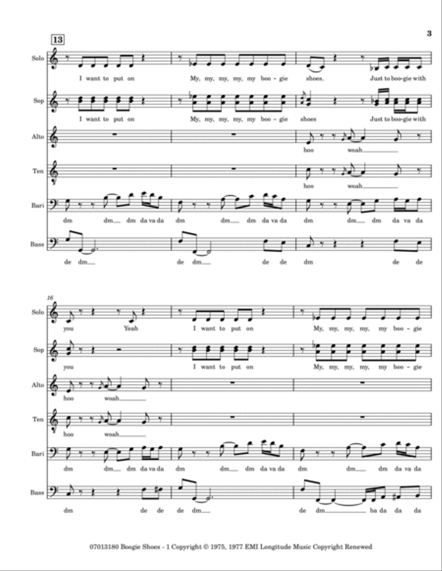 Boogie Shoes Divisi scores gallery preview page 3