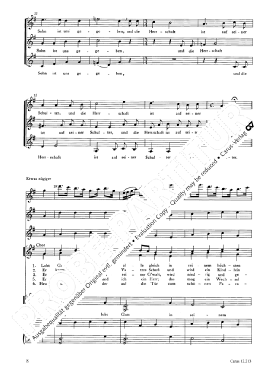 Four Christmas Concerts (Vier Weihnachtskonzerte) Score scores gallery preview page 9