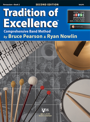 Book cover for Tradition of Excellence Book 2 - Percussion
