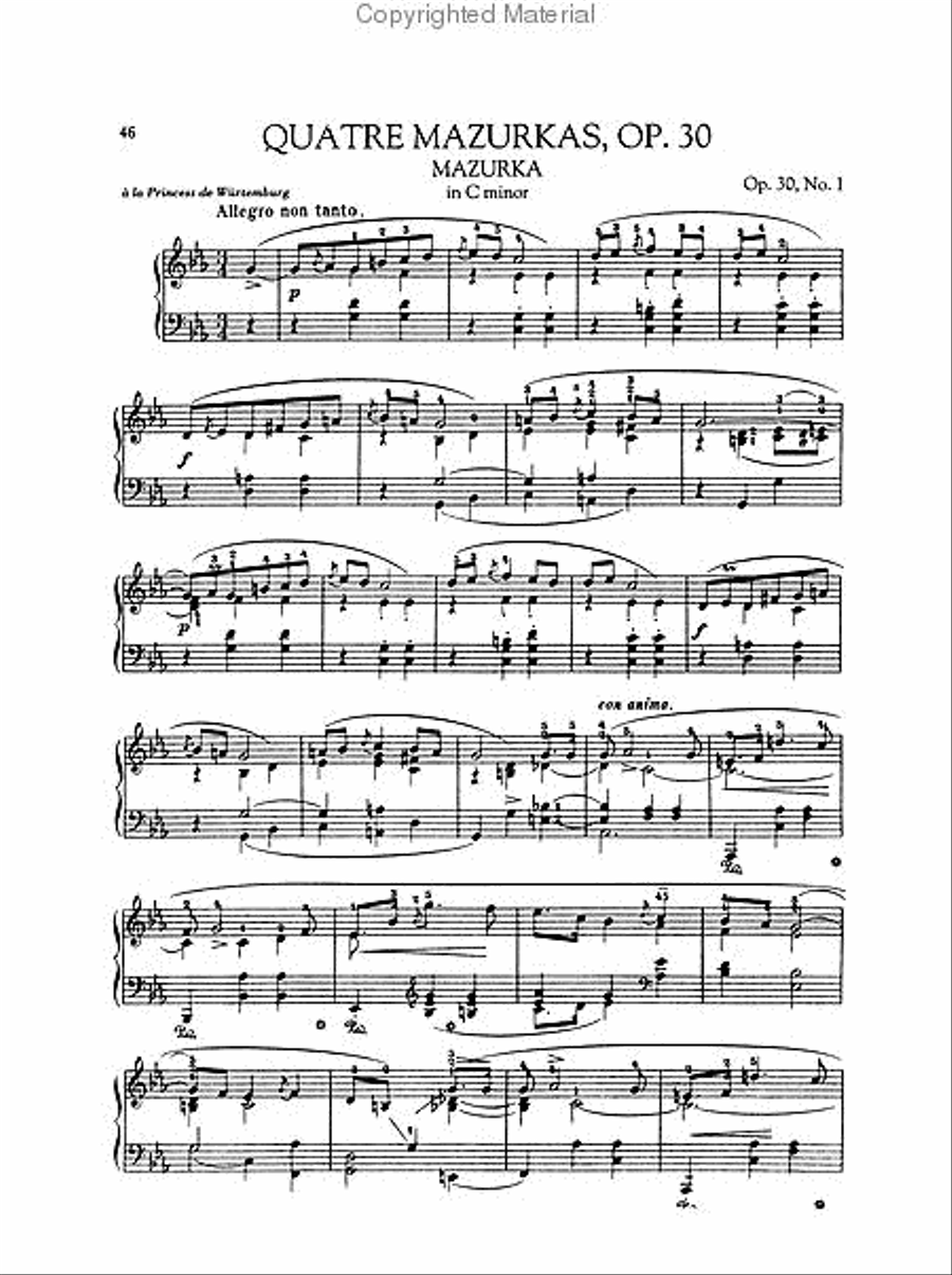Complete Mazurkas and Polonaises Piano scores gallery preview page 3