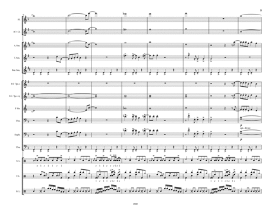 We Built This City Marching Band scores gallery preview page 3