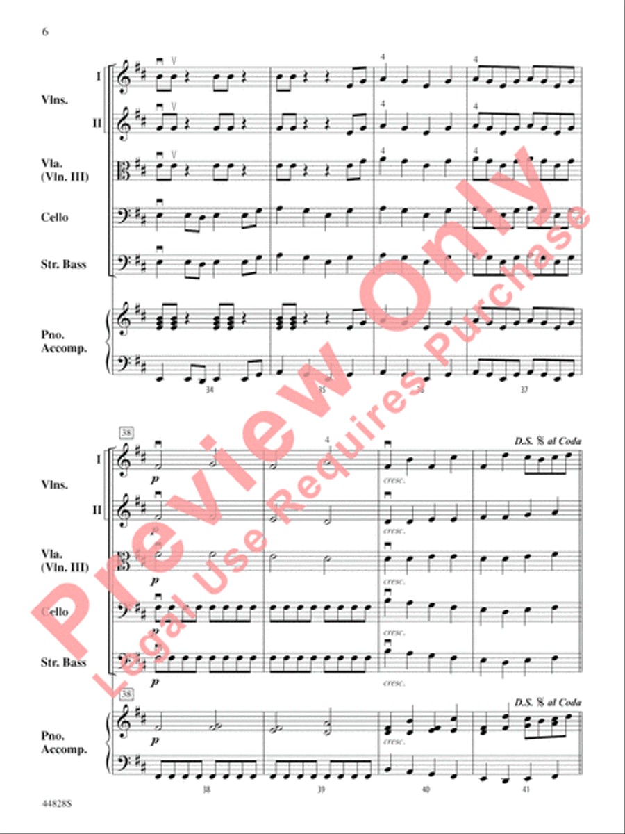 Ninja Ninja String Orchestra scores gallery preview page 7