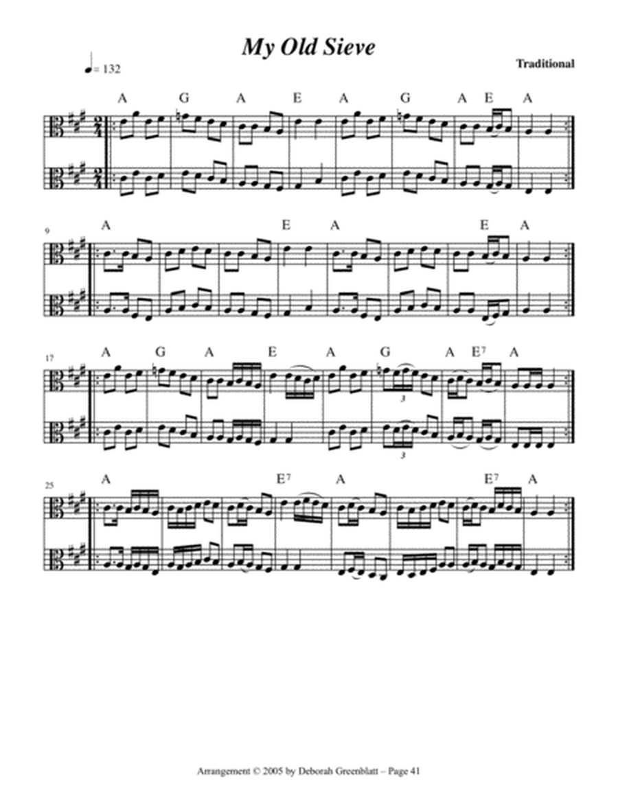 Klezmer Fiddle Tunes for Two Violas