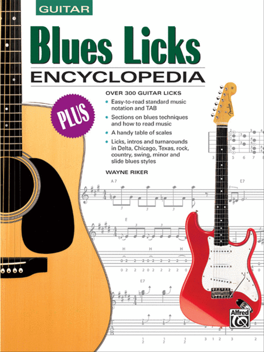 Blues Licks Encyclopedia Electric Guitar scores gallery preview page 1