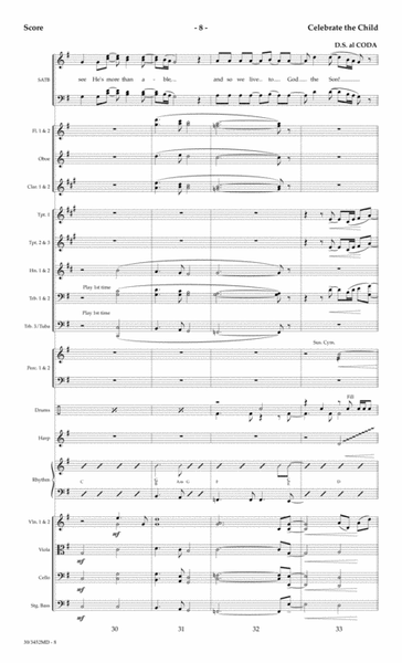 Celebrate the Child - Orchestral Score and Parts