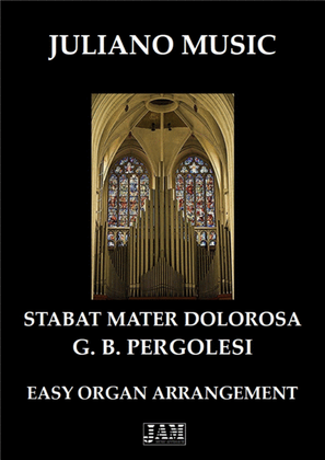 STABAT MATER (EASY ORGAN) - G. B. PERGOLESI