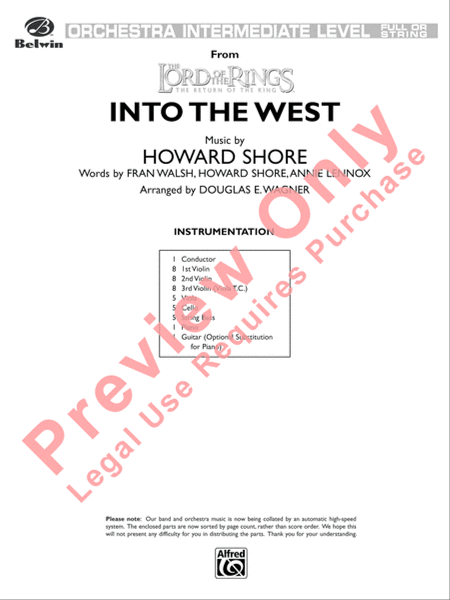 Great Movie Themes Great Movie Themes String Orchestra scores gallery preview page 18