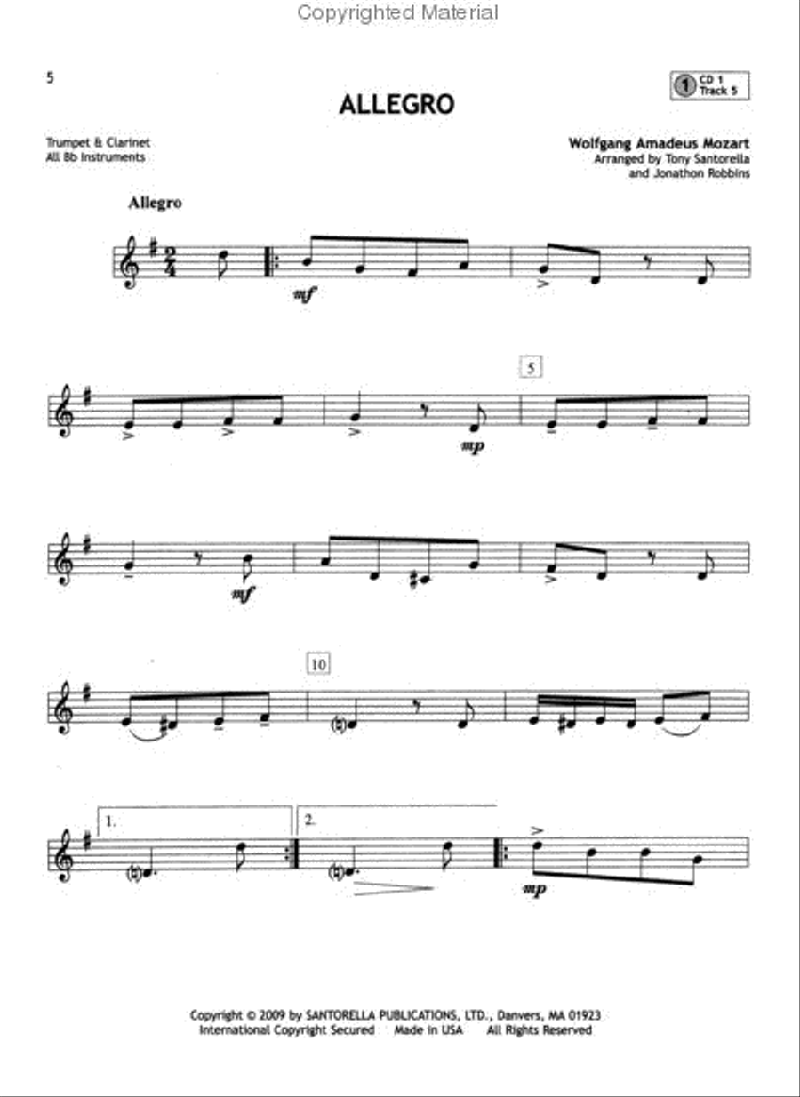 101 Popular Songs for Clarinet * Solos and Duets * with 3 CDs Woodwind Duet scores gallery preview page 2
