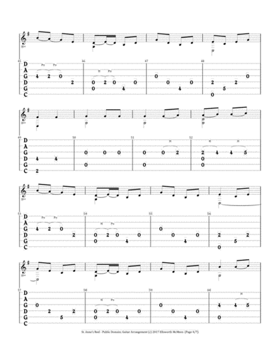 St. Anne's Reel (For Fingerstyle Guitar Tuned CGDGAD) image number null