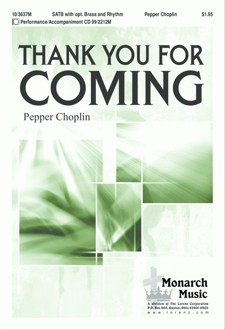 Thank You for Coming Thank You for Coming 4-Part scores gallery preview page 2