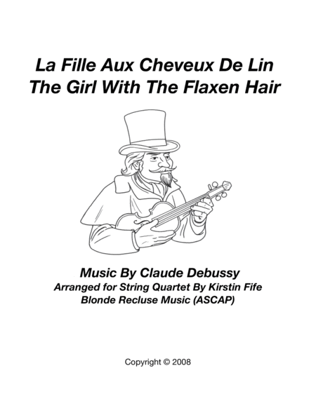 The Girl With the Flaxen Hair (La Fille Aux Cheveux De Lin) image number null