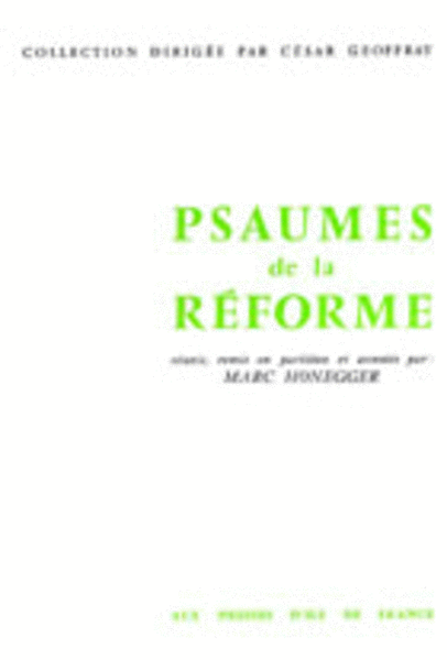Psaumes De La Reforme